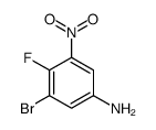 3-bromo-4-fluoro-5-nitroaniline Structure