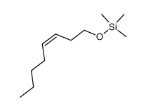 (Z)-trimethyl(oct-3-en-1-yloxy)silane结构式