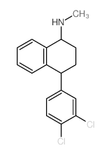 4-(3,4-二氯苯)-1,2,3,4-四氢-N-甲基-1-萘胺结构式