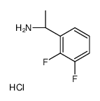(S)-1-(2,3-Difluorophenyl)ethanamine hydrochloride Structure