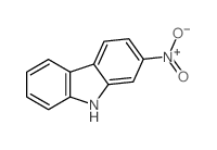 2-硝基-9H-咔唑结构式