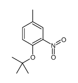 1-TERT-BUTOXY-4-METHYL-2-NITROBENZENE结构式