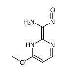 (6-methoxy-1H-pyrimidin-2-ylidene)-nitrosomethanamine Structure