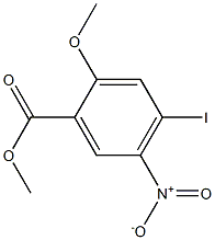 4-Iodo-2-methoxy-5-nitro-benzoic acid methyl ester结构式