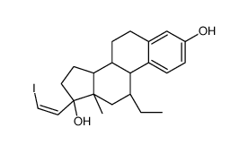 17-iodovinyl-11-ethylestradiol结构式