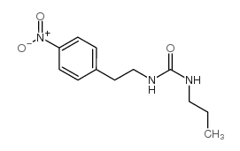 N-[2-(4-硝基苯基)乙基]-N’-正丙基脲结构式