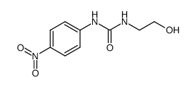 1-(2-hydroxyethyl)-3-(4-nitrophenyl)urea结构式