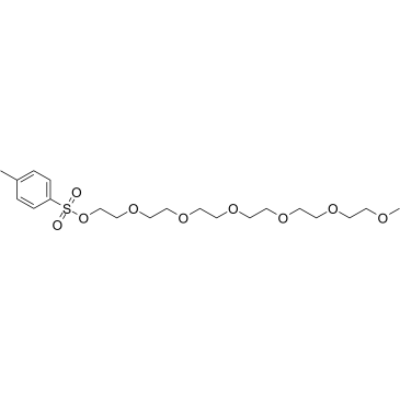 六乙二醇单对甲苯磺酸酯结构式