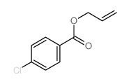 Benzoicacid, 4-chloro-, 2-propen-1-yl ester structure