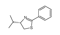 (4S)-4-isopropyl-2-phenyl-4,5-dihydro-1,3-thiazole Structure