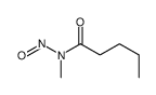 N-Methyl-N-nitrosopentanamide Structure