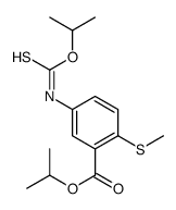 propan-2-yl 2-methylsulfanyl-5-(propan-2-yloxycarbothioylamino)benzoate Structure