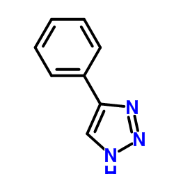 4-苯基-1,2,3-三氮唑结构式