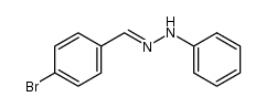4-bromobenzaldehyde phenylhydrazone Structure