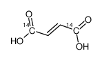 fumaric acid, [1,4-14c] Structure