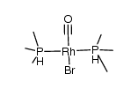Rh(I)Br(CO)(PMe3)2结构式