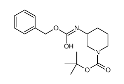1-N-BOC-3-CBZ-AMINO-PIPERIDINE Structure