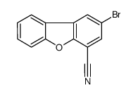 2-bromodibenzofuran-4-carbonitrile Structure