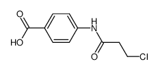 4-(3-chloro-propionylamino)-benzoic acid Structure