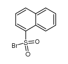 naphthalene-1-sulfonyl bromide Structure