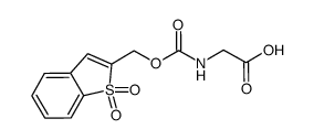 N-Bsmoc-glycine Structure