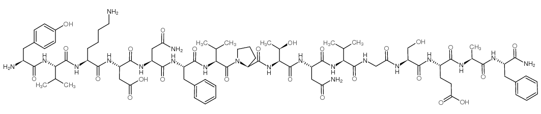 Tyr-α-CGRP (23-37) (mouse, rat)结构式