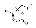 D-α-acetoxy-isocaproic acid Structure
