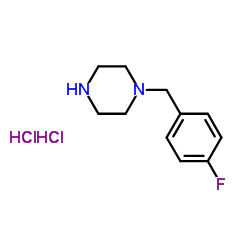 1-(4-Fluorobenzyl)piperazine dihydrochloride Structure