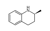 S-2-Methyl-1,2,3,4-tetrahydro-quinoline结构式