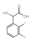 2,3-二氟苯基乙醇酸结构式