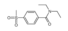 N,N-Diethyl-p-(methylsulfonyl)benzamide结构式
