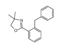 2-(2-benzylphenyl)-4,4-dimethyl-5H-1,3-oxazole Structure