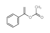 Benzenemethanol, α-methylene-, 1-acetate Structure
