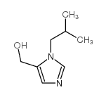 (1-异丁基-1H-咪唑-5-基)甲醇结构式