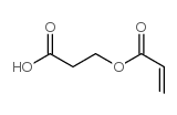 β-(丙烯酰氧)丙酸结构式