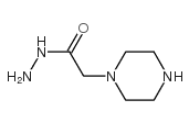 1-Piperazineaceticacid,hydrazide(8CI)结构式