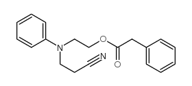 2-((2-cyanoethyl)(phenyl)amino)ethyl 2-phenylacetate Structure