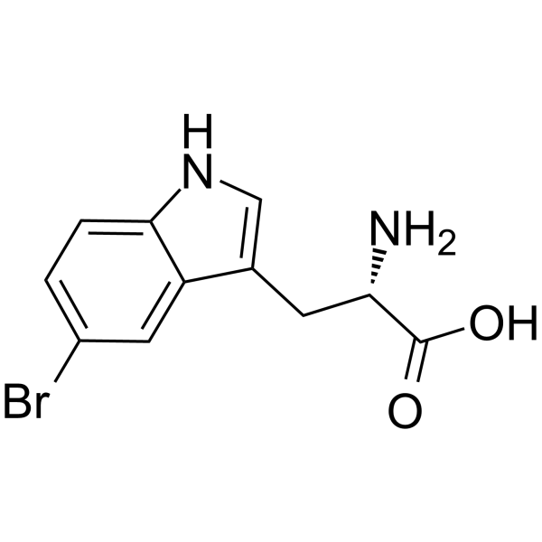 L-5-溴色氨酸结构式