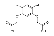 (4,6-dichloro-m-phenylenedioxy)-di-acetic acid Structure