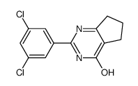 2-(3,5-Dichlorophenyl)-4-hydroxy-6,7-dihydro-5H-cyclopenta[d]pyrimidine Structure