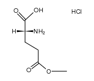 D-glutamic acid-5-methyl ester, hydrochloride Structure
