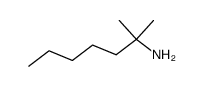 1,1-dimethyl-hexylamine结构式