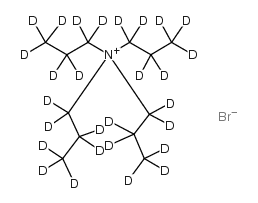 Tetra-n-propyl-ammonium-d28 bromide Structure