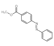 Benzoic acid,4-(2-phenyldiazenyl)-, methyl ester结构式
