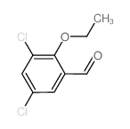 3,5-二氯-2-乙氧基苯甲醛结构式