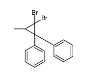 (2,2-dibromo-3-methyl-1-phenylcyclopropyl)benzene结构式
