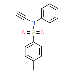 N-乙炔基-4-甲基-N-(对甲苯基)苯磺酰胺结构式