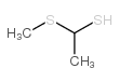 1-甲硫基乙硫醇结构式