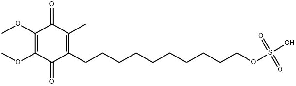 Idebenone Sulfate Potassium Salt Structure
