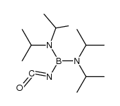 tetra-N-isopropyl-B-isocyanato-boranediamine Structure